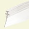 Prime-Line Vinyl Shower Door Bottom Sweep, 36 In. x 3/4 In. Double Tee Shaped Top, clear (Single Pack) M 6228 - alternate 1